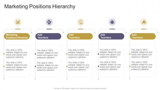 Marketing Positions Hierarchy In Powerpoint And Google Slides Cpb