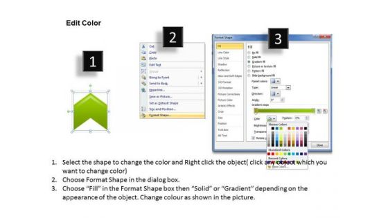 Marketing PowerPoint Template Arrow Slide Numbers 3 State Diagram Ppt Image