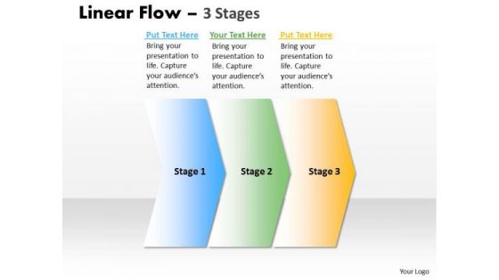 Marketing Ppt Background Non Linear Presentation PowerPoint Flow 3 Phase Diagram Design
