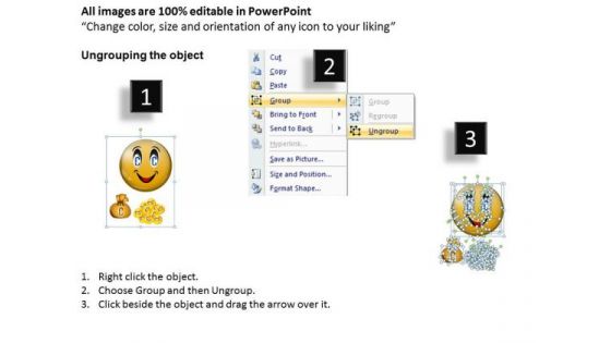 Marketing Ppt Template Business Smiley Face 3 Strategy PowerPoint 1 Design