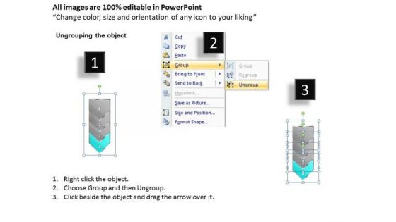 Marketing Ppt Theme Arrow 4 Power Point Stage 1 Time Management PowerPoint 5 Graphic
