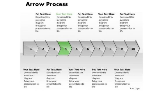 Marketing Ppt Theme Arrow Process 10 Power Point Stage Business Management PowerPoint 5 Image