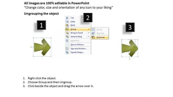 Marketing Process Diagram With Arrows 2 Stages Ppt Insurance Business Plan PowerPoint Templates