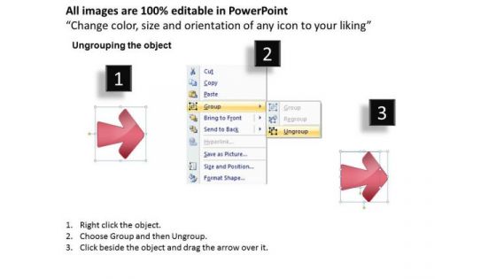 Marketing Process Diagram With Arrows 2 Stages Strategic Planning Flow Chart PowerPoint Templates