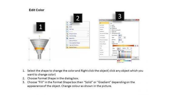Marketing Sales Funnel With 7 Stages Ppt Slide Diagrams