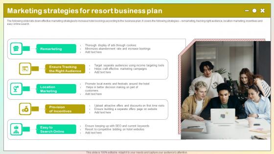 Marketing Strategies For Resort Business Plan Download Pdf