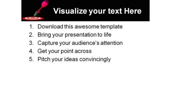Marketing Target Winner Business PowerPoint Themes And PowerPoint Slides 0811
