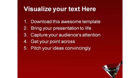 Martini Lifestyle PowerPoint Templates And PowerPoint Backgrounds 0611