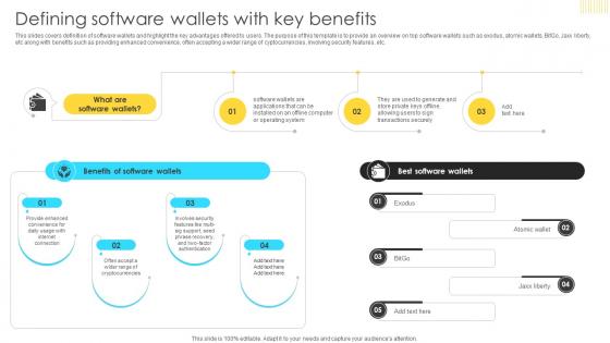 Mastering Blockchain Wallets Defining Software Wallets With Key Benefits BCT SS V