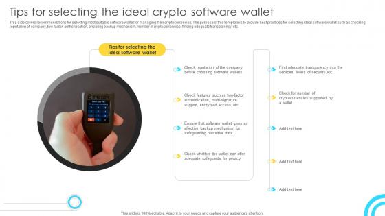Mastering Blockchain Wallets Tips For Selecting The Ideal Crypto Software Wallet BCT SS V