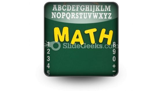 Mathematics PowerPoint Icon S