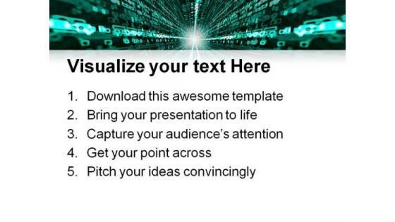 Matrix Binary Background PowerPoint Templates And PowerPoint Backgrounds 0611