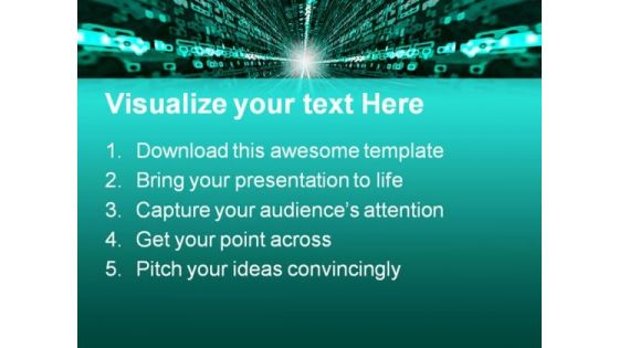 Matrix Binary Background PowerPoint Templates And PowerPoint Backgrounds 0611