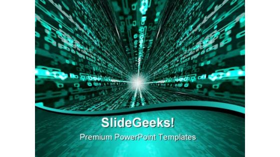 Matrix Binary Background PowerPoint Templates And PowerPoint Backgrounds 0611