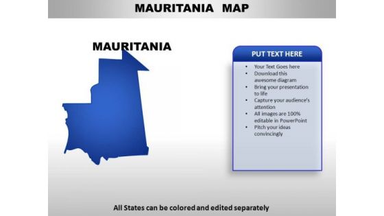 Mauritania PowerPoint Maps