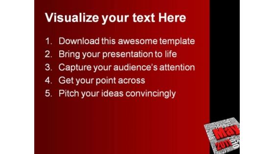 May 2011 Future Business PowerPoint Templates And PowerPoint Backgrounds 0311