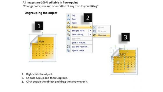 May 2012 Calendar PowerPoint Slides