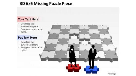 Mba Models And Frameworks 3d 6x6 Missing Puzzle Piece Strategic Management