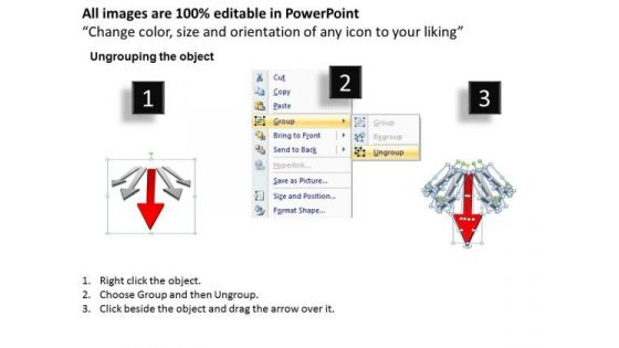 Mba Models And Frameworks 3d Arrows Styli 5 Consulting Diagram