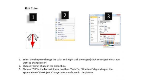 Mba Models And Frameworks 3d Arrows Styli 5 Consulting Diagram