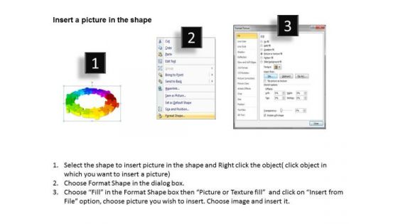Mba Models And Frameworks 3d Circular Puzzle 12 Stages Sales Diagram