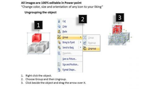 Mba Models And Frameworks 3d Cubes 2x2x2 Business Framework Model