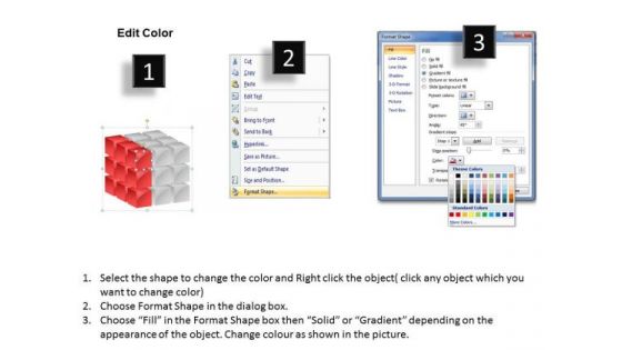 Mba Models And Frameworks 3d Cubes Style Sales Diagram