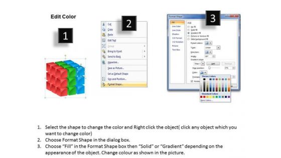 Mba Models And Frameworks 3d Cubes Style Strategy Diagram