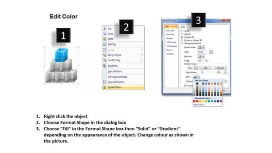 Mba Models And Frameworks 3d Cubes With Numbers Business Diagram
