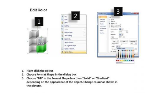 Mba Models And Frameworks 3d Cubes With Numbers Marketing Diagram