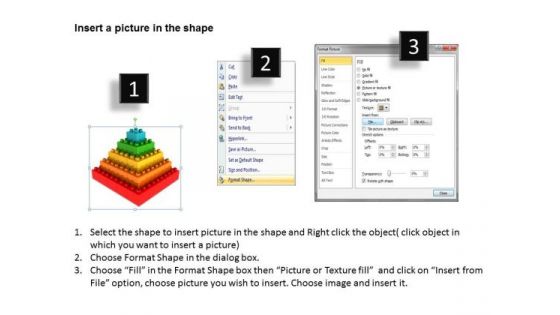 Mba Models And Frameworks 3d Lego Blocks Step Process Strategy Diagram