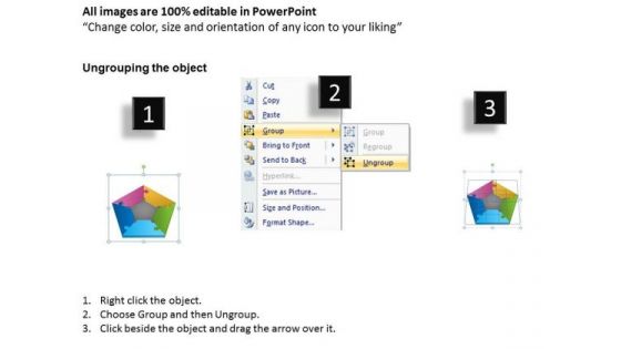 Mba Models And Frameworks 3d Mixed Puzzle Process Marketing Diagram