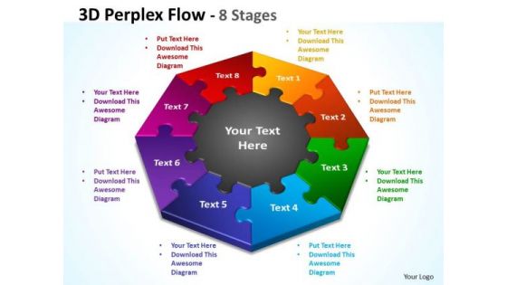Mba Models And Frameworks 3d Perplex Diagram Flow 8 Stages Business Cycle Diagram