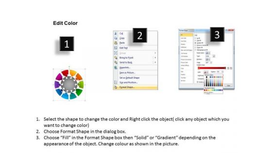 Mba Models And Frameworks 3d Round Chart 10 Stages Consulting Diagram
