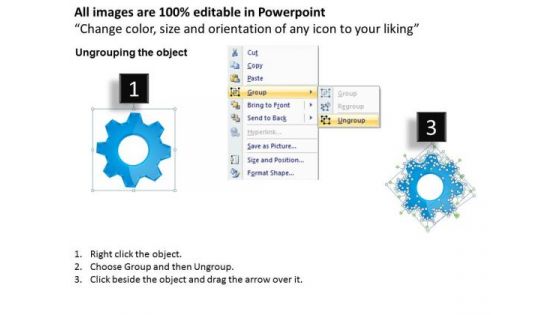 Mba Models And Frameworks 8 Stages Gears Sales Diagram