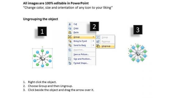Mba Models And Frameworks Arrow Process With Globe 10 Stages Business Diagram