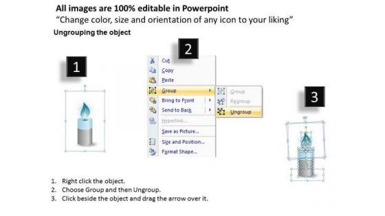 Mba Models And Frameworks Candle Melting Diagram Style 2 Ppt Sales Diagram