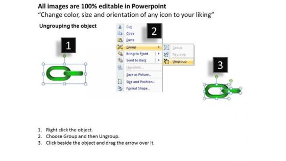 Mba Models And Frameworks Chains Process 7 Pieces Links Marketing Diagram
