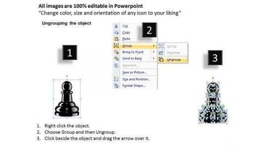 Mba Models And Frameworks Chess Pawn Pieces Strategy Diagram
