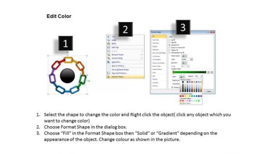 Mba Models And Frameworks Circular Chain Flowchart Process Diagram 7 Stages Sales Diagram
