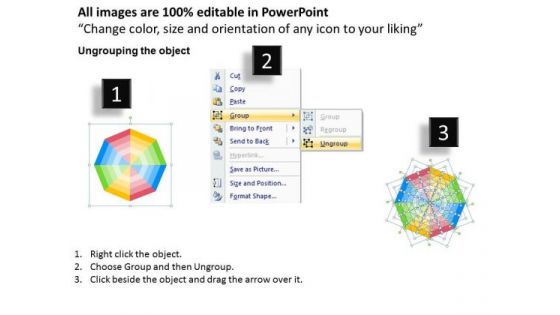 Mba Models And Frameworks Concentric 5 Stages Strategy Diagram