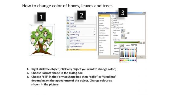 Mba Models And Frameworks Family Tree Business Diagram