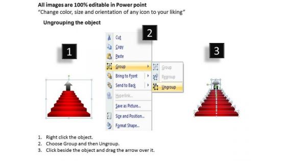 Mba Models And Frameworks Ladder Style With Goal Achievement Theme Marketing Diagram
