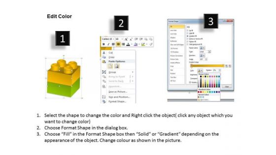 Mba Models And Frameworks Lego Blocks Diagram 2 Stages Business Diagram