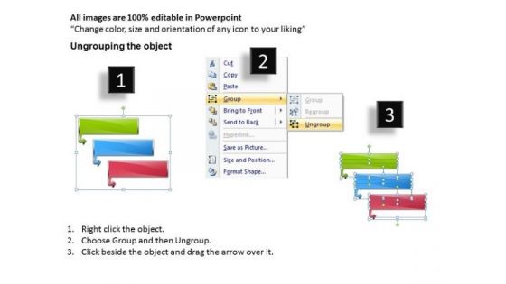 Mba Models And Frameworks Planning Process With 3 Stages Business Diagram