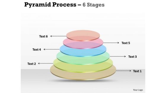 Mba Models And Frameworks Ring Pyramid Process 6 Stages Sales Diagram