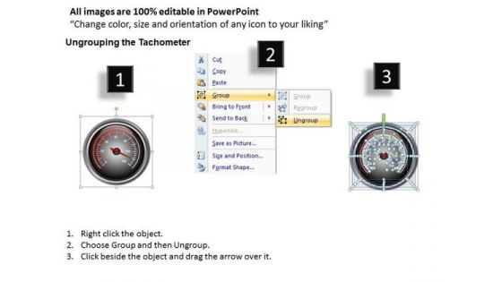 Mba Models And Frameworks Tachometer Full Dial Sales Diagram