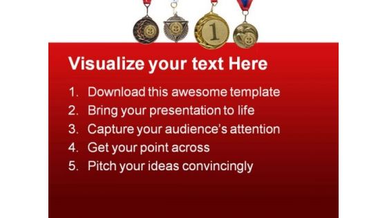 Medal Sports PowerPoint Themes And PowerPoint Slides 0511