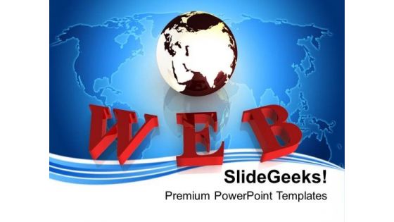 Media Of Communication Web PowerPoint Templates Ppt Backgrounds For Slides 0313