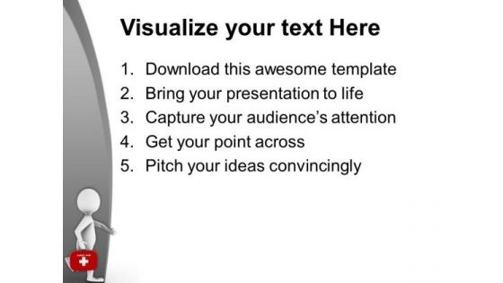 Medical Representative For Check Up PowerPoint Templates Ppt Backgrounds For Slides 0613